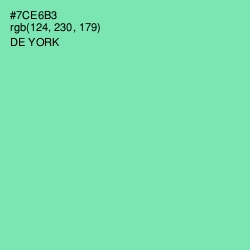 #7CE6B3 - De York Color Image